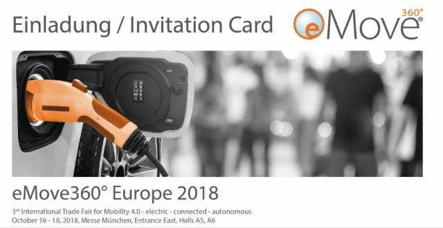 2018 eMove360 in Europe
